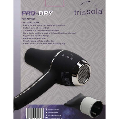 Trissola Salon Pro Hair Dryer